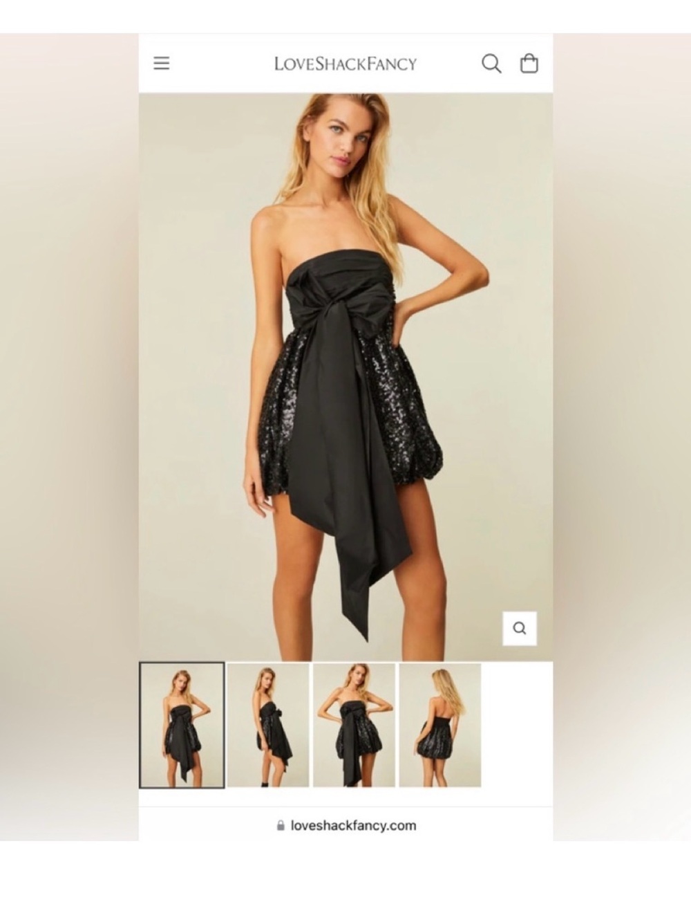 LoveShackFancy Niko Mini Dress